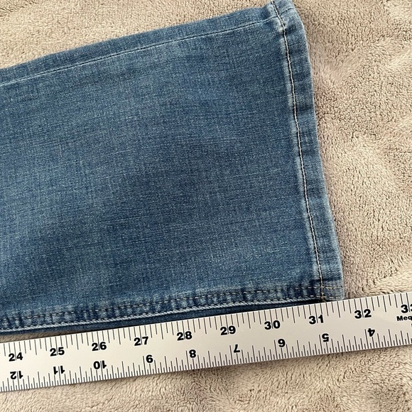 We The Free - Varsity Blues Mid-Rise Slim Boot Cut Flare Jeans Size 24 Western - Picture 16 of 16